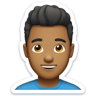 Blasian guy  sticker