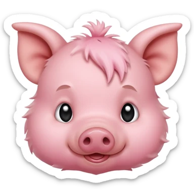 Cutest pig ever sticker