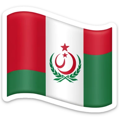 Chechen flag sticker