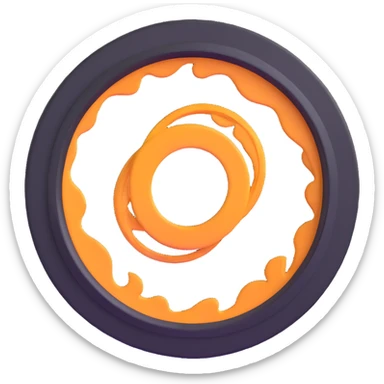$PORTAL coin with a swirling portal effect in the center, vibrant colors sticker