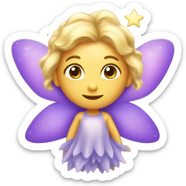 Star shape fairy sticker