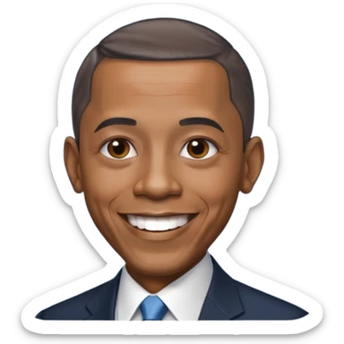 Barack Obama president sticker