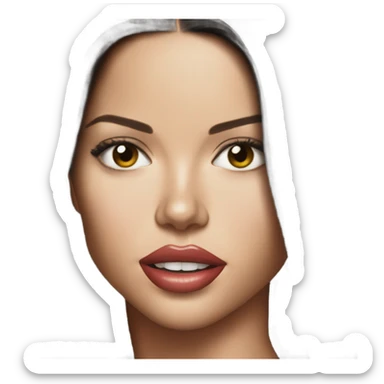 Adriana lima  sticker