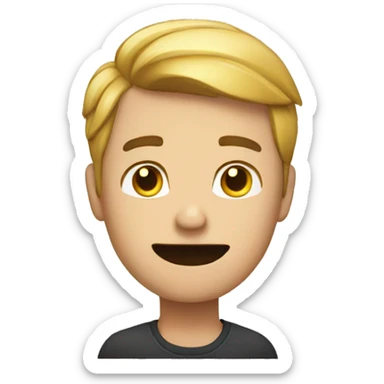 Man Gesturing NO sticker