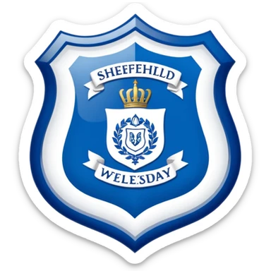 sheffield wednesday fc badge sticker