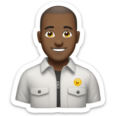 Buzz cut brunette man with hazel eyes and pretty smile. 6’5 sticker