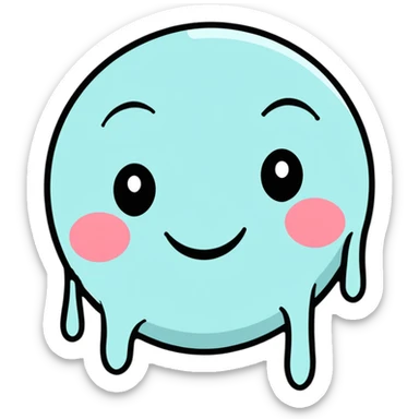 happy crying face with tears of joy sticker