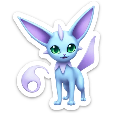 Espeon-Vaporeon full body sticker