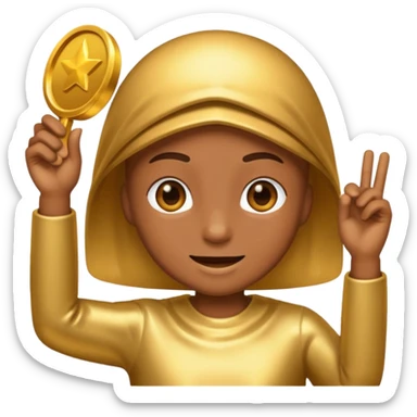 Like I want a combination of a win emoji with 100 sticker