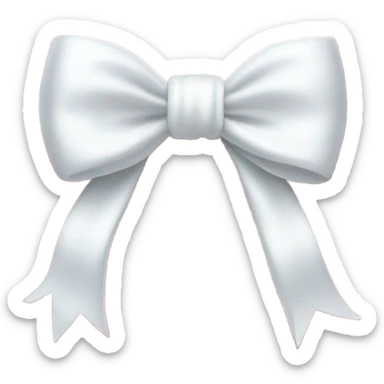 rococo Pastel pink heart with white bow with lace and frills  sticker