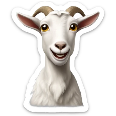 Goat Yodeling sticker