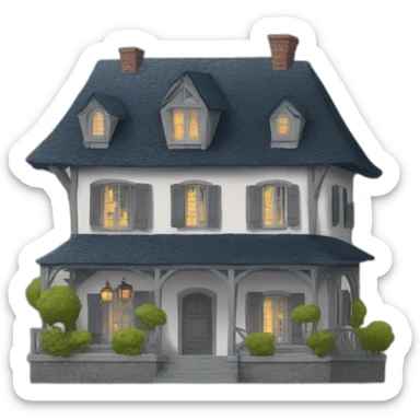 Maison hanté sticker