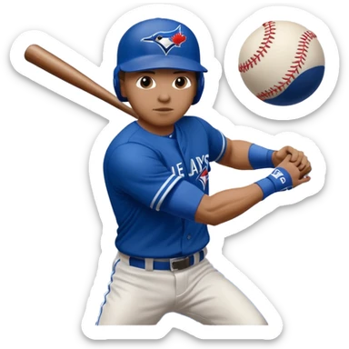 MLB TORONTO BLUE JAYS SMASHING THE LA Dodgers sticker