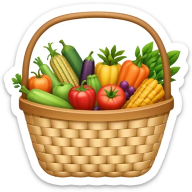 shoping basket sticker