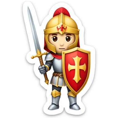CLASH OF CLANS knight crusader emoji sticker