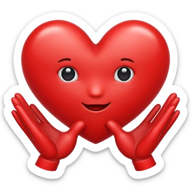 Display ⚠️ as 🫶 sticker