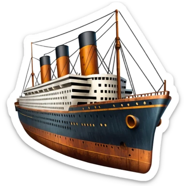 a titanic vessel sticker