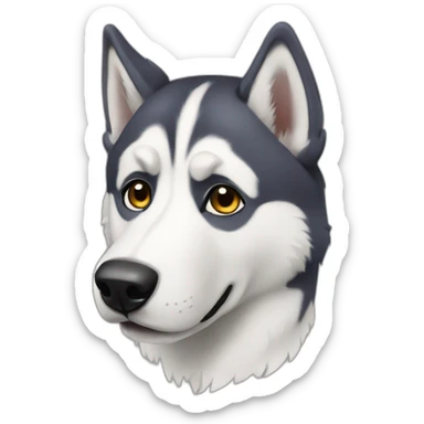 husky cooper color sticker