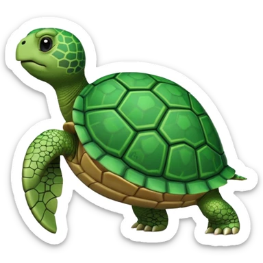 make a little turtle out of the letters PD (my initials) for my logo for my personal website, make it super super minimalistic and the letters need to be integrated into the body of the turtle sticker