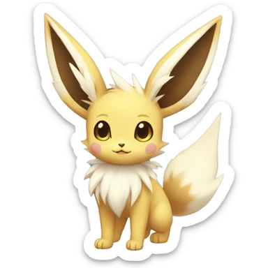 Kawaii Eeveelution-Cute-Pokémon-fusion full body sticker