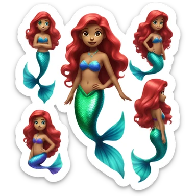 The Little Mermaid Ariel sticker