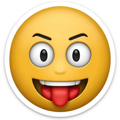 Bdsm Emoji ball gag sticker