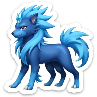 Luxray-Suicune-Amaura-Manectric-fusion sticker