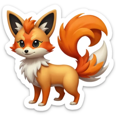 Fennekin-Zorua-Buizel-fusion sticker