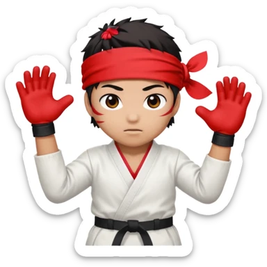 Ryu from street fighter  sticker