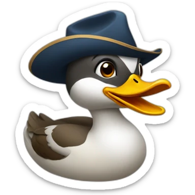 Un canard sticker