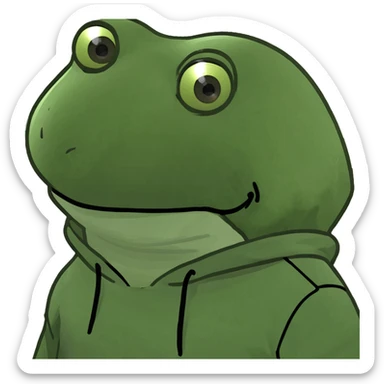 Couch potato sticker