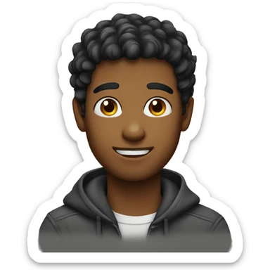 handsome boy sticker