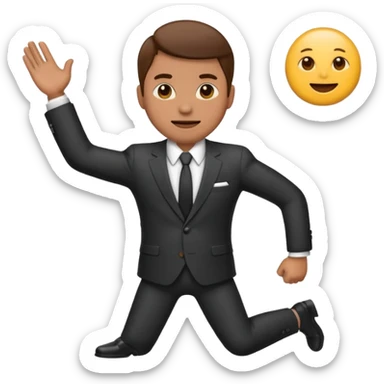 create a person emoji of Barcushake is the superpower name The mover & shaker who stays organised sticker