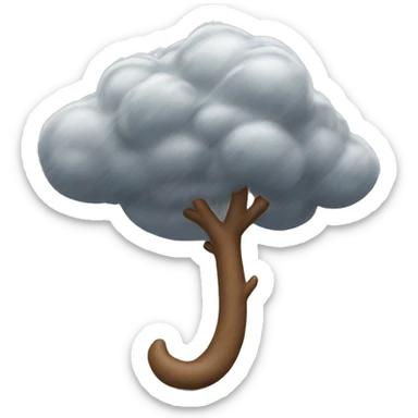 weather windy sticker