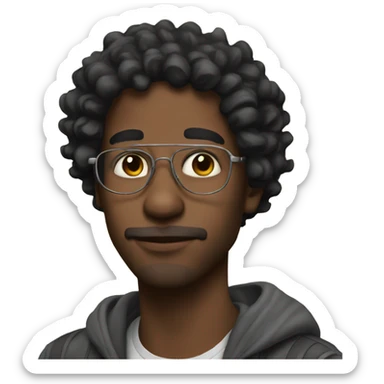 chill vibe solo portrait sticker