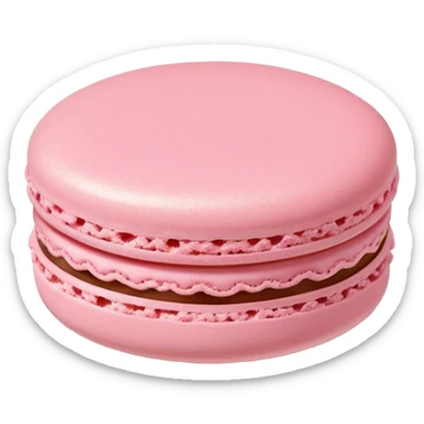 Light pink macaron sticker