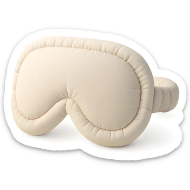 sleep eye mask in cushion style sticker