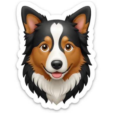 Border collie sticker