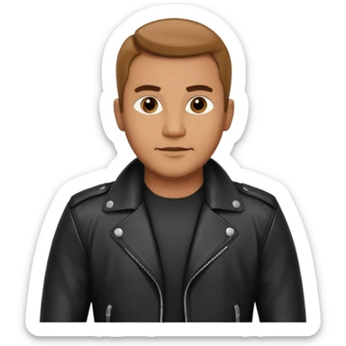 1619 marinero de cuero entero de edad 40 años sticker