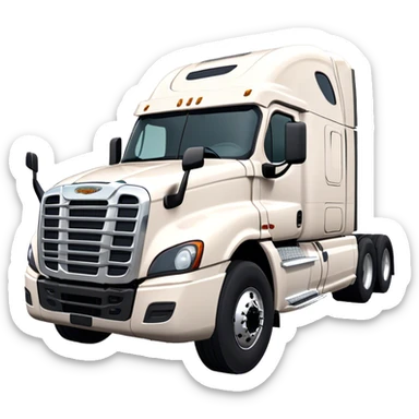 Cattle Truck - Freightliner Cascadia (Model Year: 2021) (Iconic colour: Red) sticker