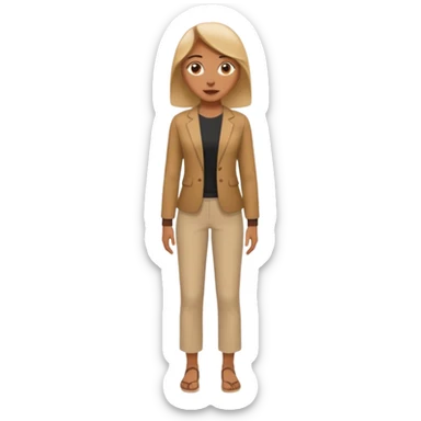 Mujer gigante 20 metros sticker