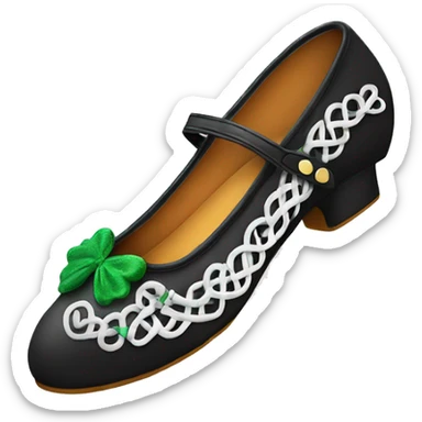 irish dancing shoe sticker