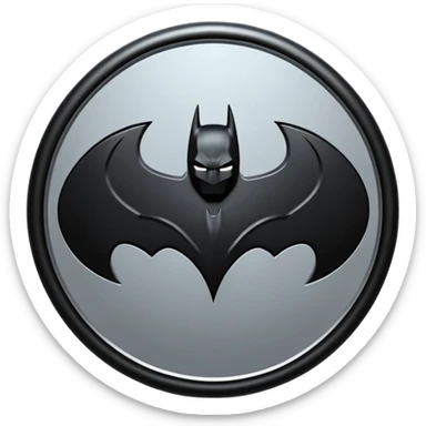 Batman logo sticker