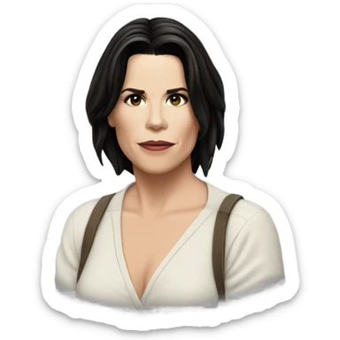 Neve Campbell sticker