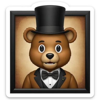 Five night at freddy's lo más parecido  sticker