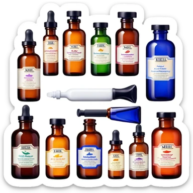 Kiehl’s apothecary products  sticker