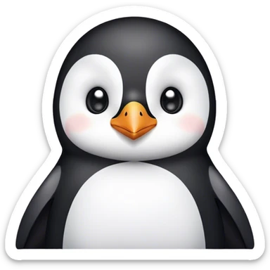 Pinguin kawai  sticker