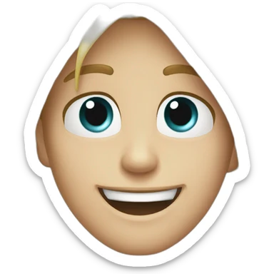 Smile-but-you-can-see-pain-in-their-eyes sticker