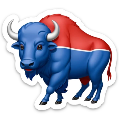 Buffalo bills logo sticker
