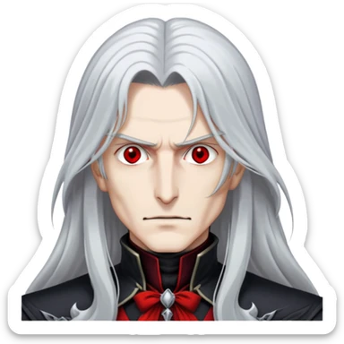 Alucard from castlevania sticker